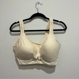 Truekind Womens Daily Comfort Wirefree SHAPER BRA Begie Size 3XL